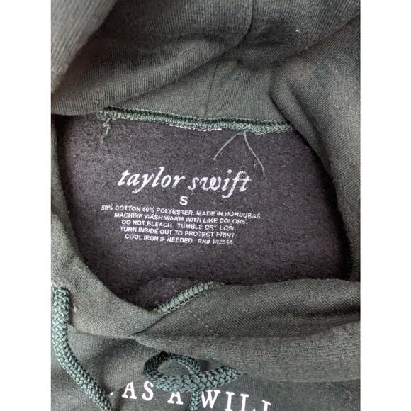 Taylor Swift Life Was A Willow Hoodie Size S Evermore Album Eras Tour Swiftie - Picture 5 of 9